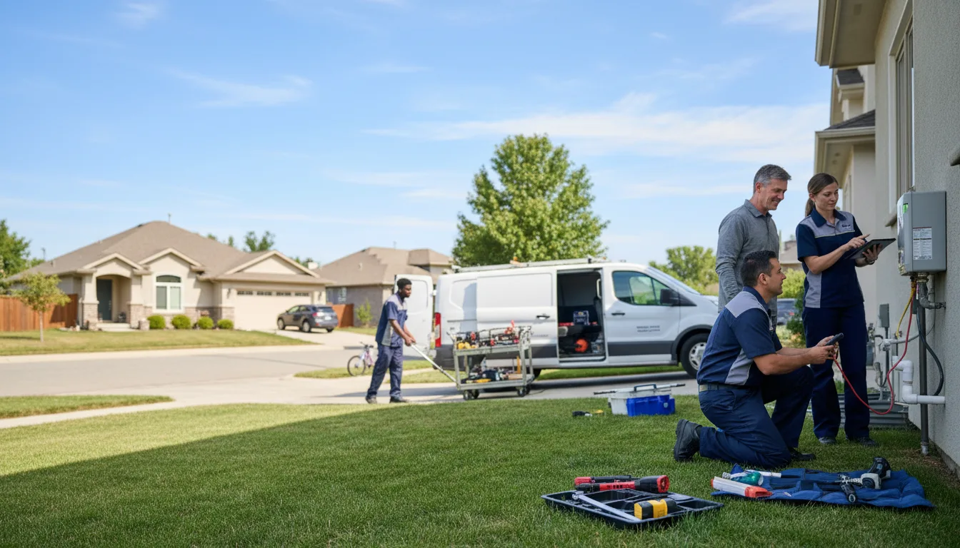 Tankless water heater service in Jamesville, VA